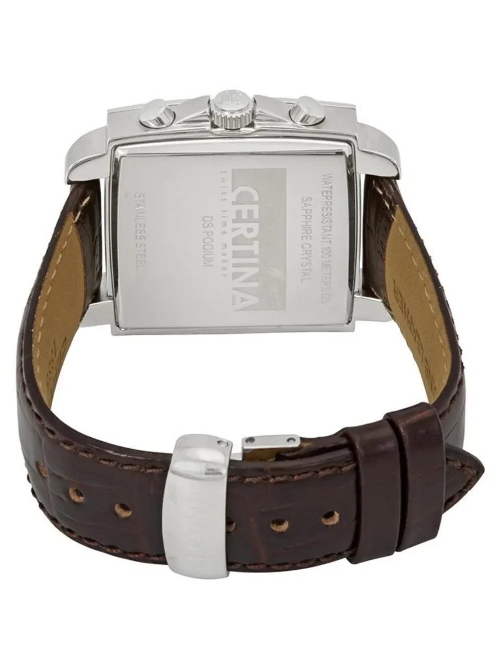 NWT Certina DS Podium Chronograph Brown Dial Ladies Watch